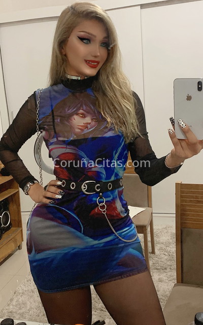 Bruna Tavares, trans brasileña . 662455071. Citas en A CORUÑA, A CORUÑA. www.coruñacitas.com.